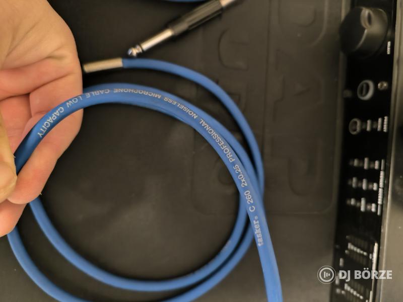 Eladó 2 db professzionális mono jack-jack kábel (Tasker C260 mikrofonkábel)