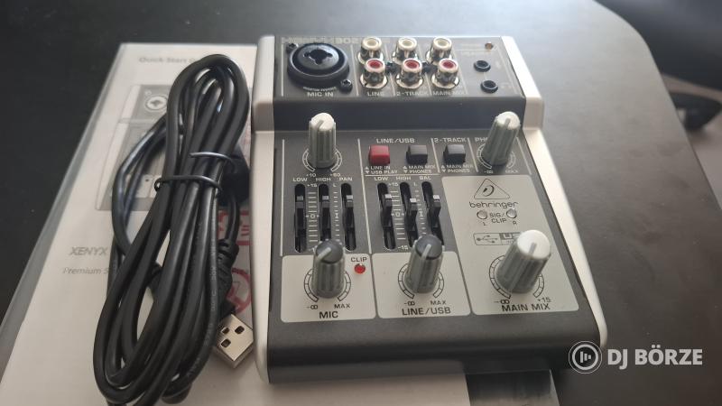 Behringer XENYX 302USB analóg keverő 5 bemenet