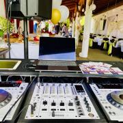 Pioneer cdj850+djm750+kábelezett rack
