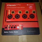 FOCUSRITE CLARETT 4Pre, Thunderbolt-s külső hangkártya