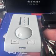 RME babyface snow edition hangkártya