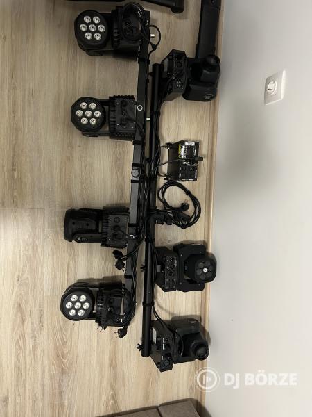 Robotlámpa / lézer szett+ állvány