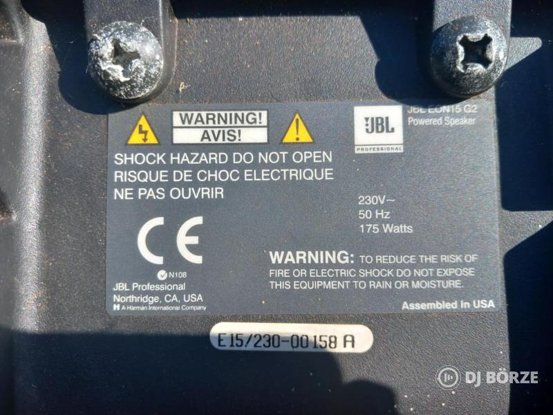 JBL EON G2-es aktívhangfal.