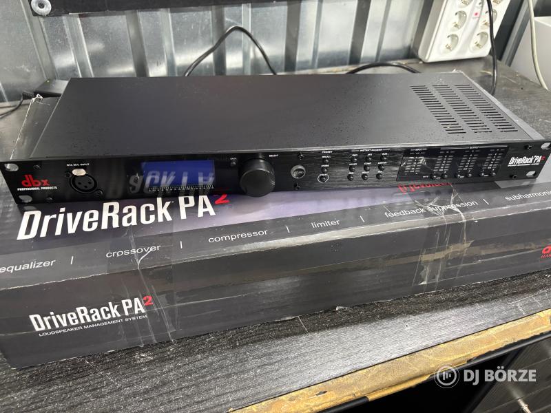 dbx DriveRack PA2 hangrendszer vezérlő processzor