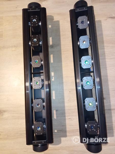 RGBW Beam és RGB 3in 1 lézer robotlámpák (beszámítás is)