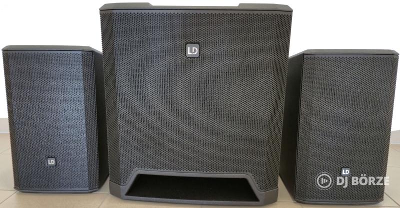 LD Systems DAVE 15 G4X 2.1 kompakt 15"-os aktív 2.1-es PA hangrendszer