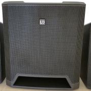 LD Systems DAVE 15 G4X 2.1 kompakt 15"-os aktív 2.1-es PA hangrendszer