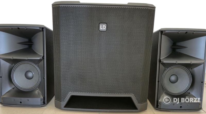LD Systems DAVE 15 G4X 2.1 kompakt 15"-os aktív 2.1-es PA hangrendszer