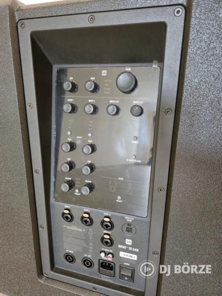 LD Systems DAVE 15 G4X 2.1 kompakt 15"-os aktív 2.1-es PA hangrendszer