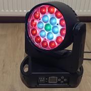 Akció!12db van! 19*15w, 4 in 1, RGBW Zoom & Wash robot, Power :350W! (Beszámítás is) Bp.- Pécs