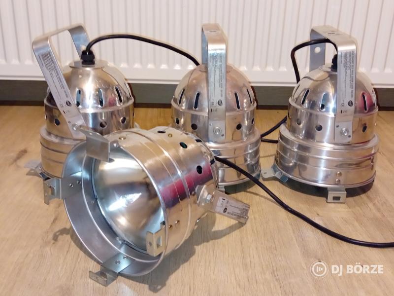 4db van!DTS P56 Short 300w izzóval,4db van!DTS P56 Classic 500w izzóval, 6db C kampó (beszámítás is)