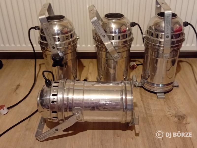 4db van!DTS P56 Short 300w izzóval,4db van!DTS P56 Classic 500w izzóval, 6db C kampó (beszámítás is)