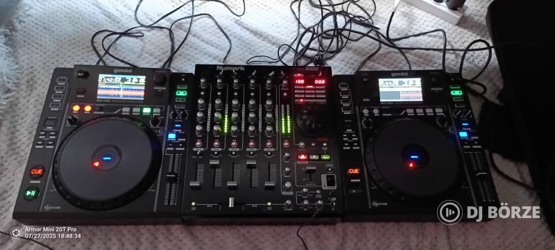 Numark fx5000 keverő+2db Gemini mdj900 eladó