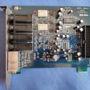 E-mu Em8960 1616m DAC PCI hangkártya + Em8820 testvérkártya