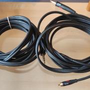 2db 2 RCA - 6,3 jack 5 méteres proel die hard pro audio kábel