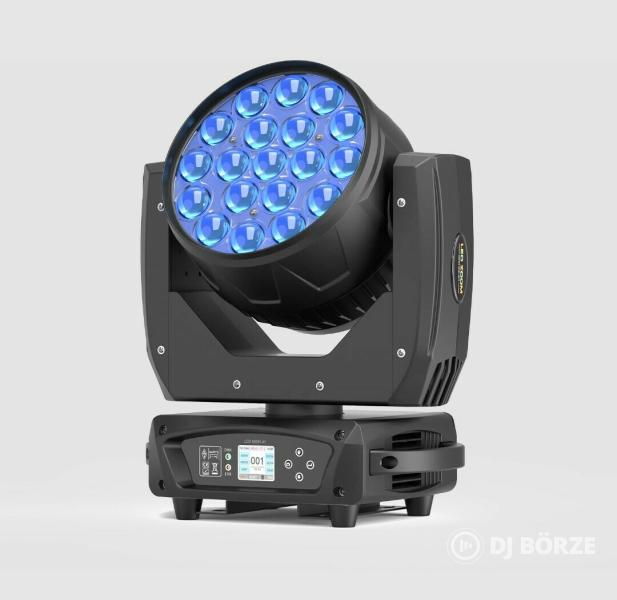 Eladó számlával, garanciával, új 19x10 watt wash zoom lámpák, rackekkel