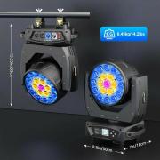 Eladó számlával, garanciával, új 19x10 watt wash zoom lámpák, rackekkel