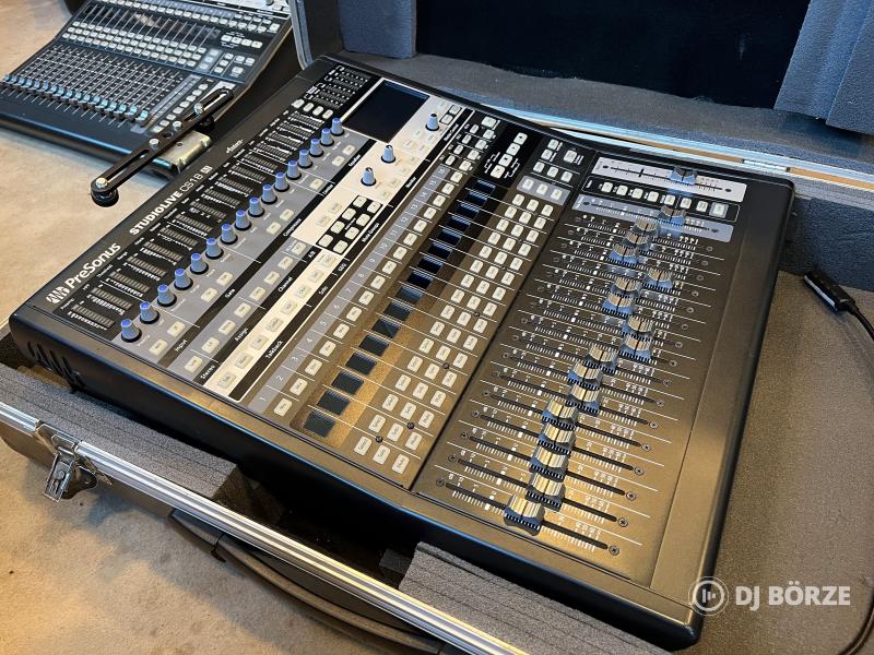 Presonus RM32 rack mixer, 2db CS18 kontroller, SW5E switch ELADÓ
