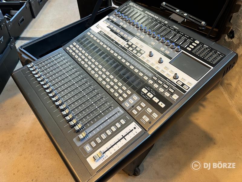 Presonus RM32 rack mixer, 2db CS18 kontroller, SW5E switch ELADÓ