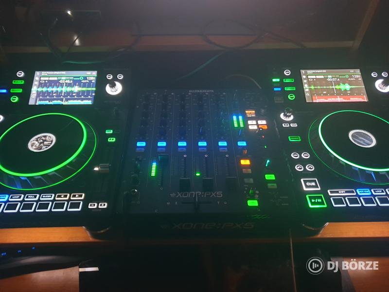 Denon SC5000 Prime pár + Xone PX5 keverőpult – újszerű állapotban