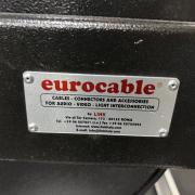 Eurocable nagy méretű kábeldob rackben
