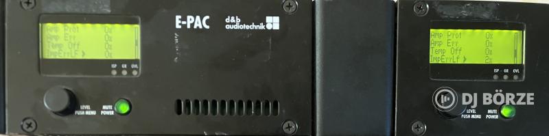 D&B Audiotechnik rendszer