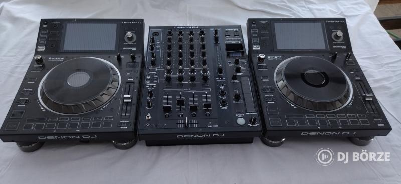 Denon Dj. Pult.SC5000,két db,X1800 keverő