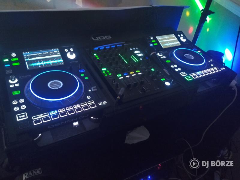 Denon Dj. Pult.SC5000,két db,X1800 keverő