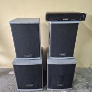 Garry PR hangfal szett + Crest CPX 1500 Végfok