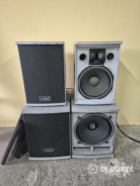 Garry PR hangfal szett + Crest CPX 1500 Végfok