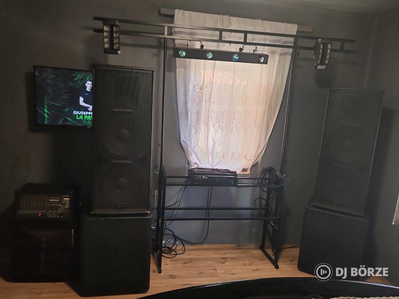 Hangfalszett és discofények