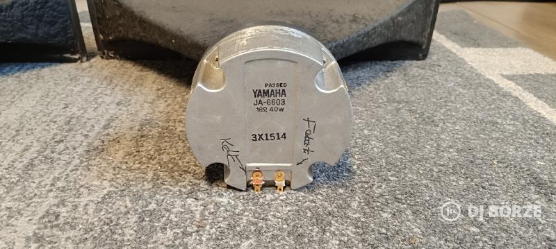Yamaha JA-6603 közép/magassugárzó driverek + aluminium öntvény "Altec style" békaszáj tölcsérek