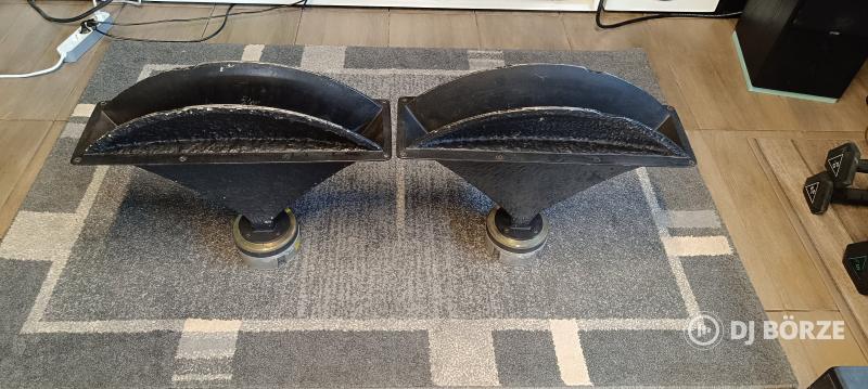 Yamaha JA-6603 közép/magassugárzó driverek + aluminium öntvény "Altec style" békaszáj tölcsérek