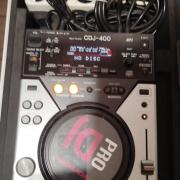 DJ pult komplett, CDJ 400 2 db + Allen & Heath Xone 23 + rack