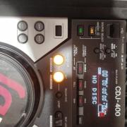 DJ pult komplett, CDJ 400 2 db + Allen & Heath Xone 23 + rack