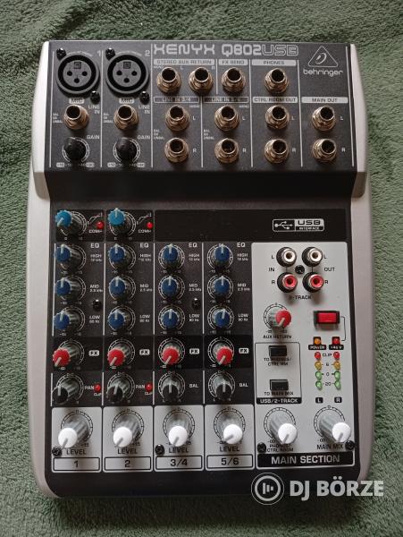BEHRINGER XENYX  Q 802 USB keverőpult ELADÓ