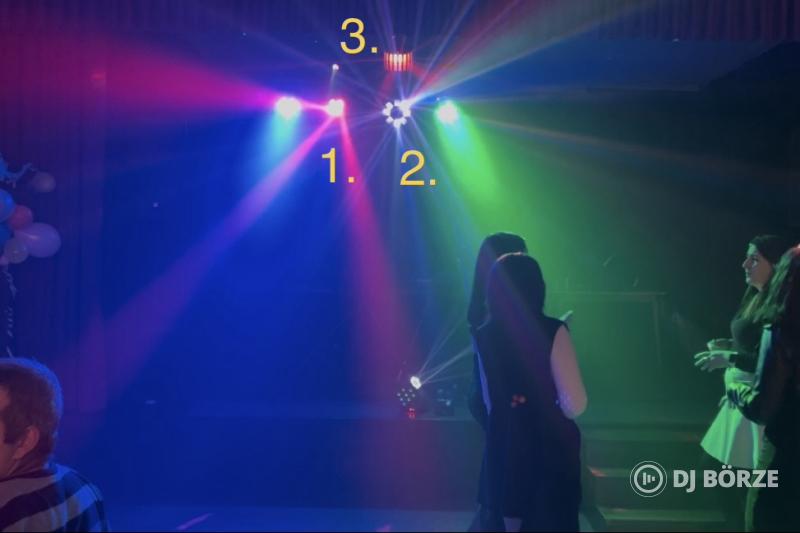 Disco fények