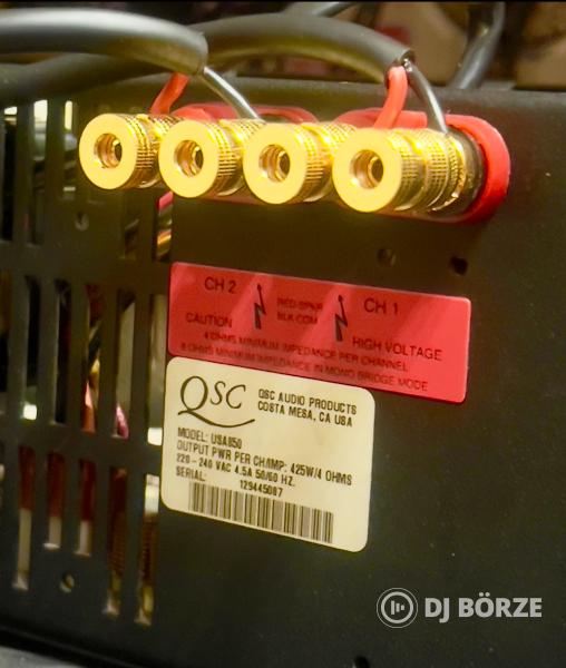 QSC - USA 850 végfok - Made In USA!