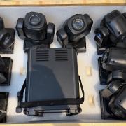 LED GOBO MOVING HEAD & ADJ REVO 4 & Szállítóláda