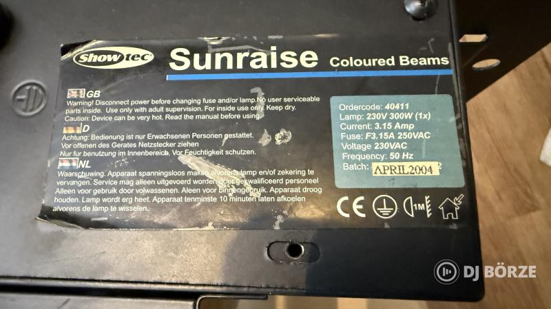 Inno Pocket Beam 12 & Beamz UV & Showtec Diszkógömb