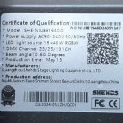 Shehds JMS WEBB 19x40W Bee Eye robot