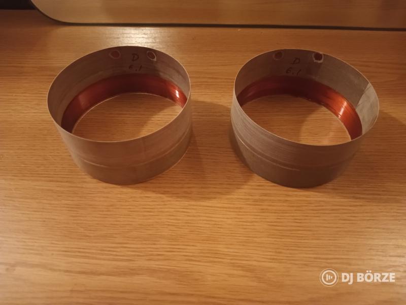 4 db. MC Couley JBL fazon huzal tekercselt, 4 colos lengő