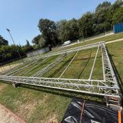 Global Truss F34 - 11 x 9 színpad fedés