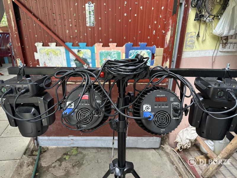 Robot lámpa, PAR lámpa , fényállvány komplett szett