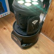 Mini LED Moving Head 7x10w RGBW wash diszkó lámpa