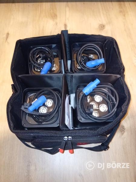 utolsó 4db van!Akkus 6x18w rgbwa uv(beszámítás is)Bp.- Szeged