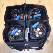 utolsó 4db van!Akkus 6x18w rgbwa uv(beszámítás is)Bp.- Szeged