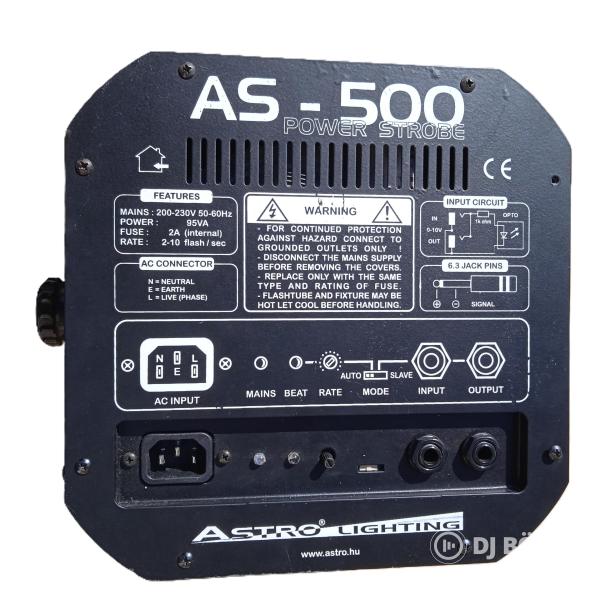 Stroboszkóp , AS-500 , 500 W-os , kevés üzemórát ment  .