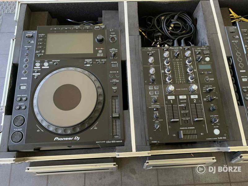 Pioneer CDJ 900 NXS + Pioneer DJM 450 + rack