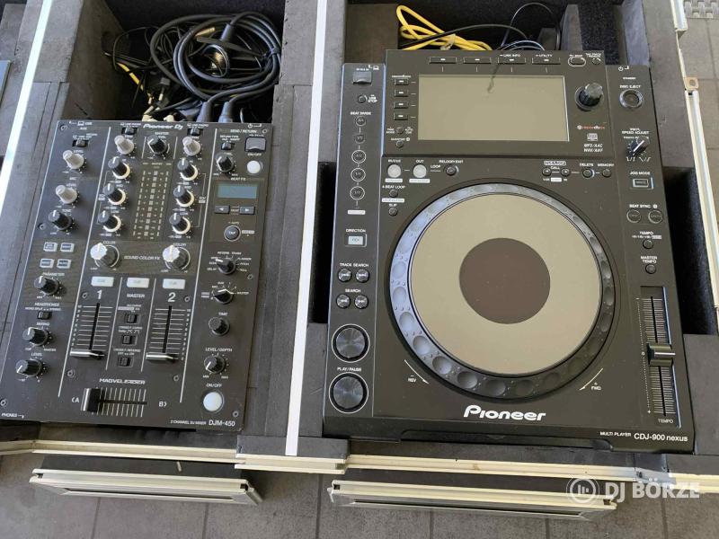 Pioneer CDJ 900 NXS + Pioneer DJM 450 + rack